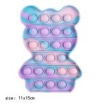 Bear Shaped Pop It Fidget Toy - Image 3