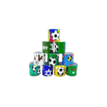 Soccer Theme Slap Bracelet 1 Pc