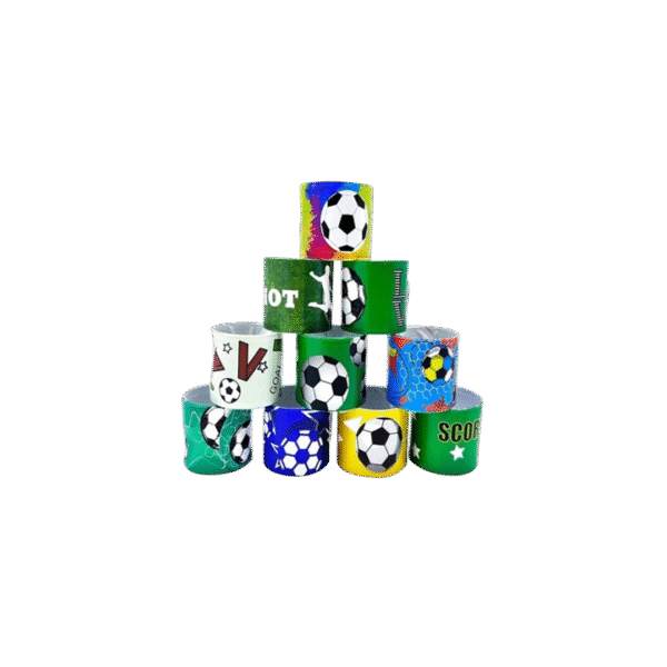 Soccer Theme Slap Bracelet 1 Pc