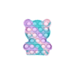 Bear Shaped Pop It Fidget Toy