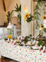 ⁦Dinosaur Print Tablecloth⁩ - الصورة ⁦2⁩