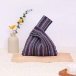 Vintage Geometric Pattern Clutch Bag