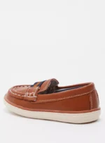 Slip-On Moccasins with Stitch Detail - Image 3