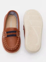 Slip-On Moccasins with Stitch Detail - Image 5