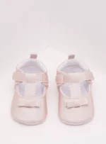 Textured Mary Jane Shoes with Bow Accent - Image 2